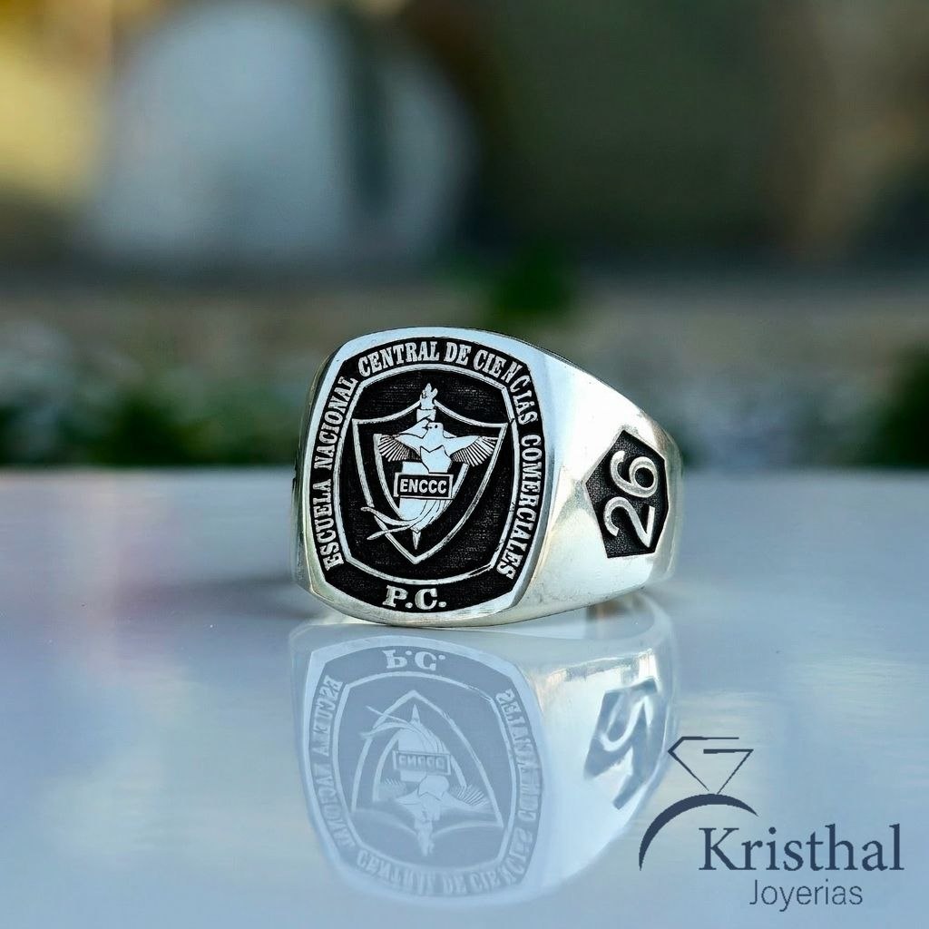 Anillo de graduación caballero — Joyería Kristhal